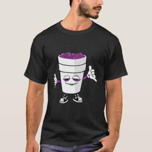 Codeine Purple Drank Sizzurp Double Cup Lean T-Shirt
