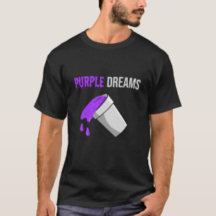 Codeine Rap Lean cough syrup Purple Drank T-Shirt