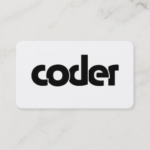 Coder Business Card