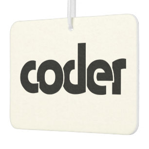 Coder Car Air Freshener