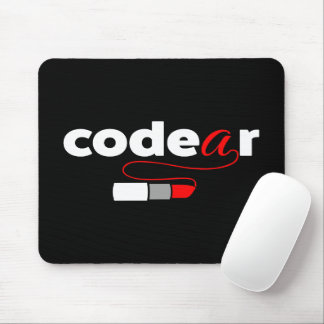 Coder - girl mouse mat