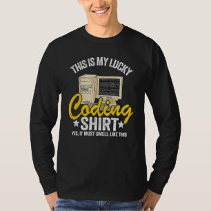 Coder Jokes Geek Computer Programmer This Is My Lu T-Shirt