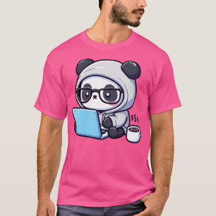 Coder Panda Coffee And Code T-Shirt