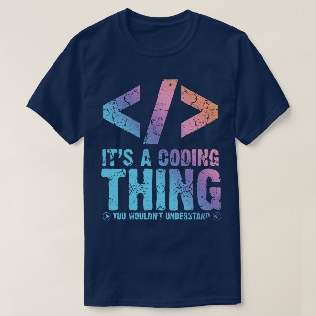 Coder Programmer Software Developer 3 T-Shirt (Design Front)