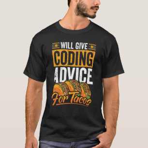 Coder Taco Coding Mexican Food for Programmer 2 T-Shirt