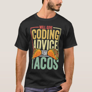 Coder  Taco  Coding Mexican Food for Programmer T-Shirt