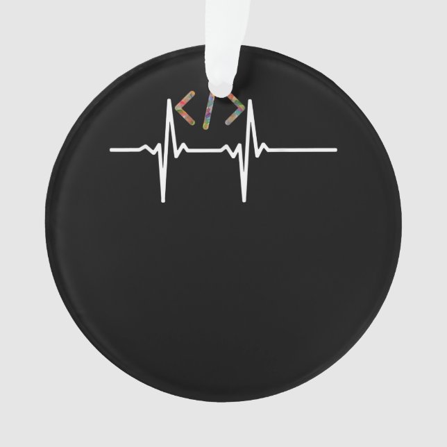 Coders Funny | Computer Software Programmer Coding Ornament (Front)