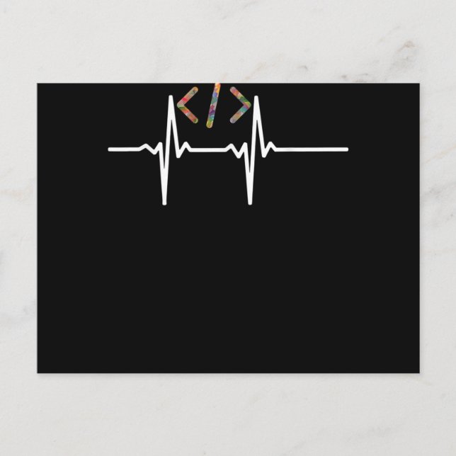 Coders Funny | Computer Software Programmer Coding Postcard (Front)