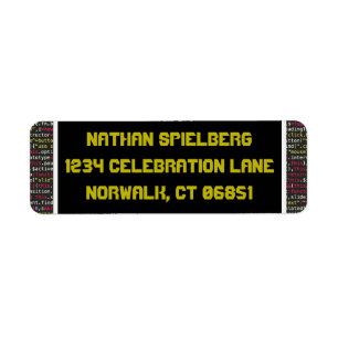 Coder's Party Return Address Label