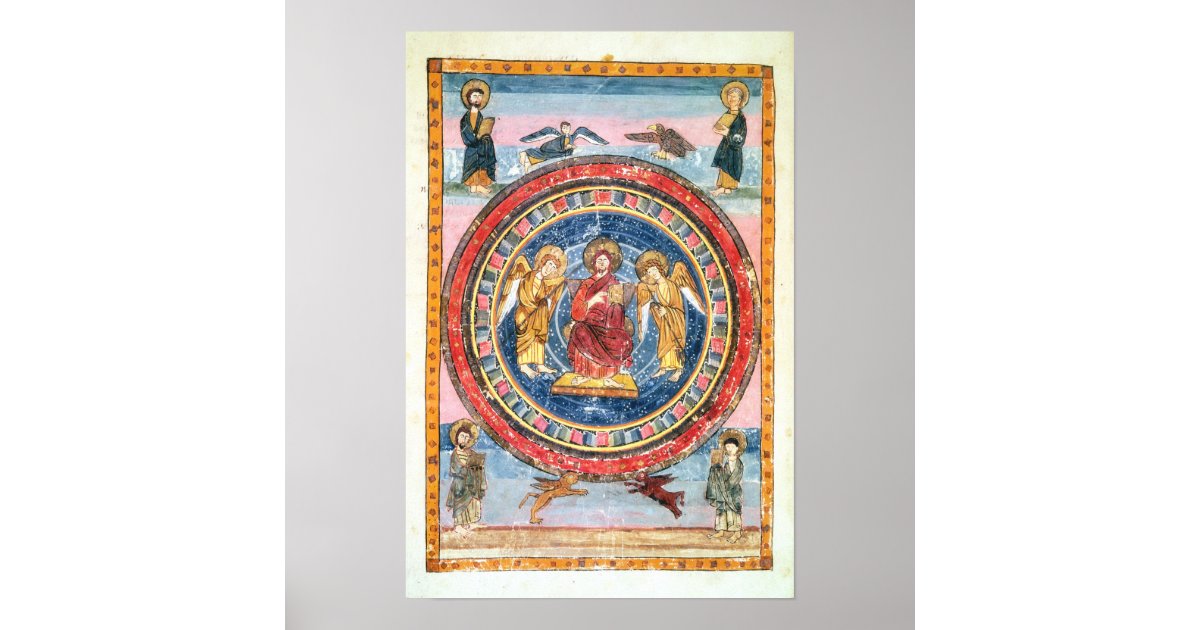 Codex Amiatinus Christ in Majesty Poster | Zazzle