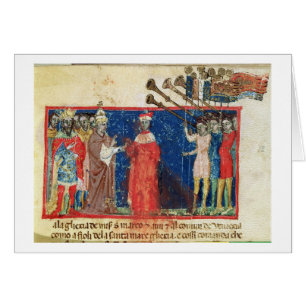 Codex Correr I 383 Doge Sebastiani Ziani receives