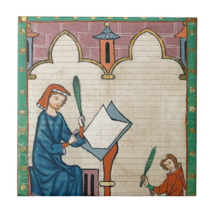 Codex Manesse, 1300s Tile