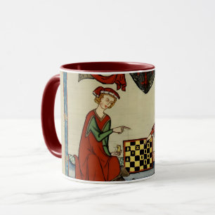 Codex Manesse Mediaeval Chess Players Mug