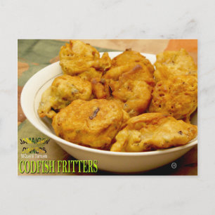 Codfish Fritters Postcard
