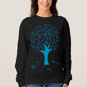 Coding Binary Tree Science Computer Coder Sweatshirt