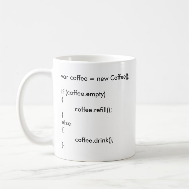 //Coding// Coffee Mug (Left)