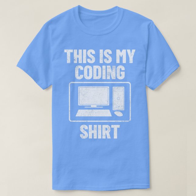 Coding Computer Programming 1 T-Shirt (Design Front)