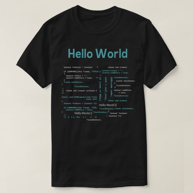 Coding Computer Scientist Software Developer  1  T-Shirt (Design Front)
