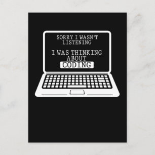 Coding Fun Computer Engineer Funny Programmer Postcard