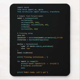Coding Humor - Developer Logic and Tech Life Mouse Mat