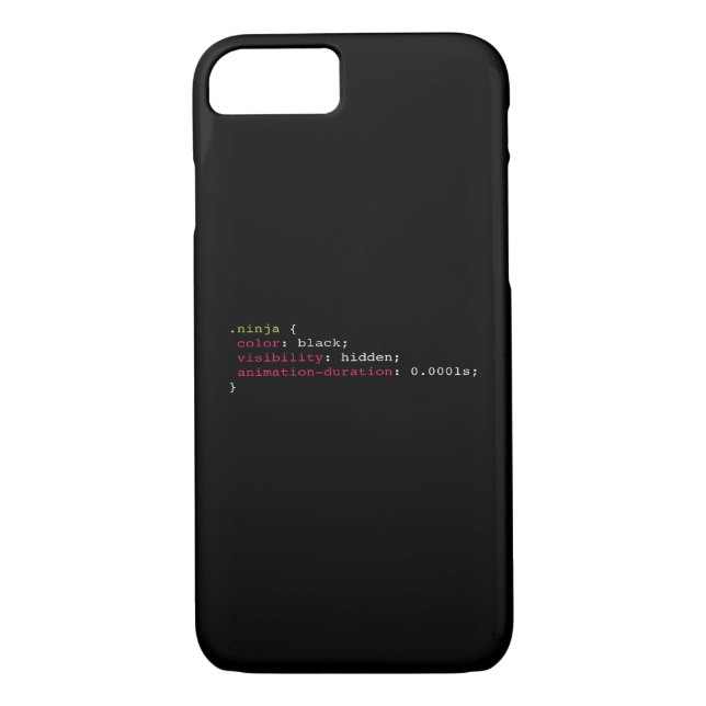Coding Ninja Case-Mate iPhone Case (Back)