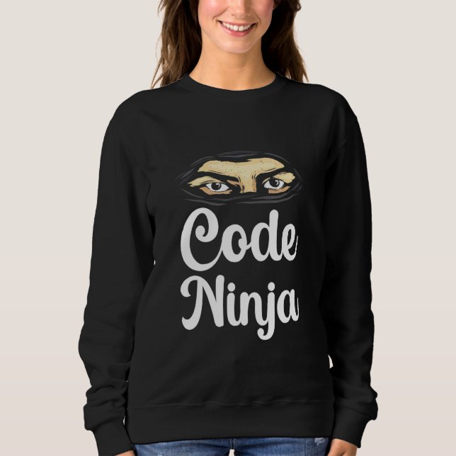 Coding Programmer Nerd Software Developer Geek Cod Sweatshirt (Front)