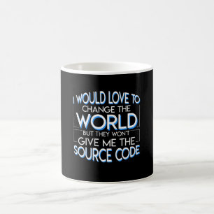 Coding Programmer Wont Give Source Code Coffee Mug