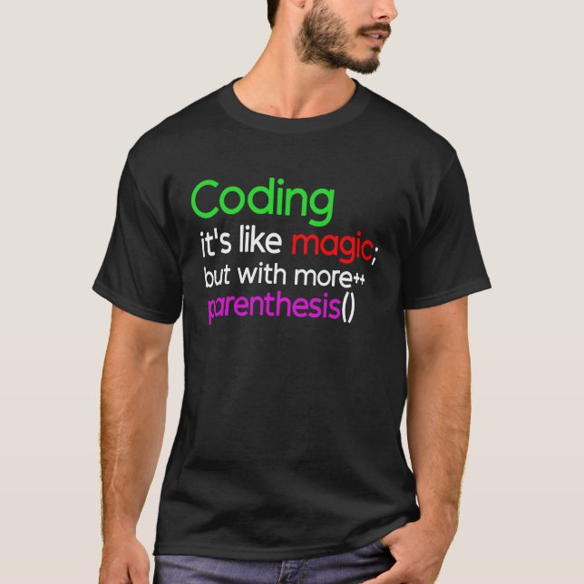 Coding  Saying Love Software Code T-Shirt (Front)