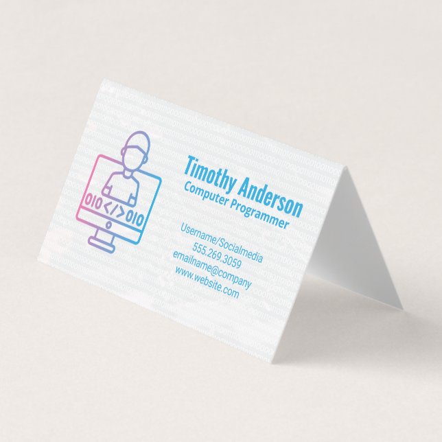 Coding | Software Engineer Business Card (Front)