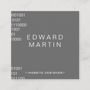 Coding Square Business Card