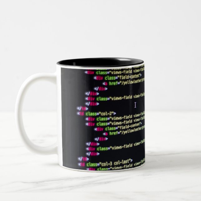 coding-theme-mug Two-Tone coffee mug (Left)