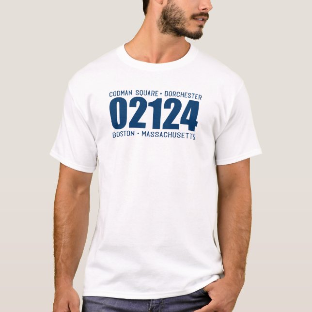 Codman Square Zip Code T-Shirt (Front)