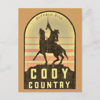Cody Country Wyoming Postcard