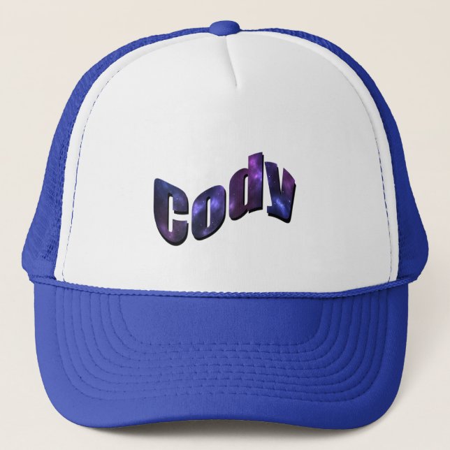 Cody, Name, Logo, Trucker Hat (Front)