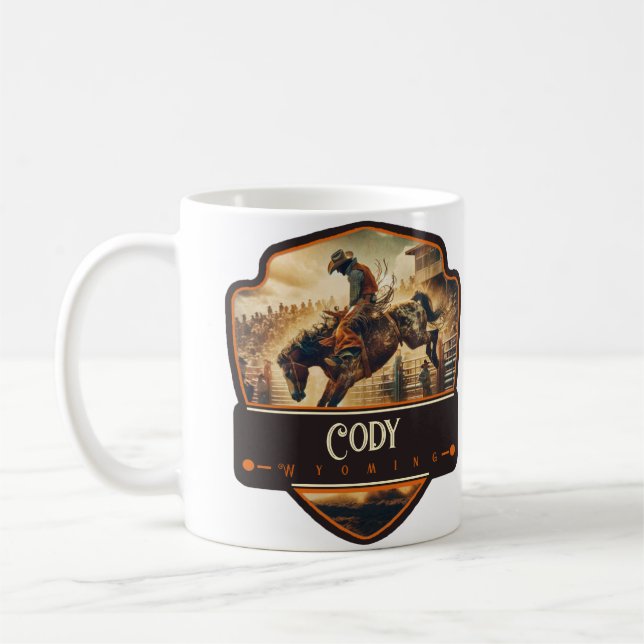 Cody, Wyoming | Vintage Coffee Mug (Left)