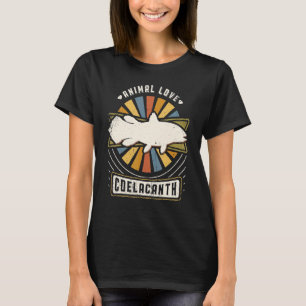 Coelacanth Fish Vintage Classic Retro Animal T-Shirt