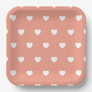 Coeur cardboard plates