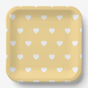 Coeur cardboard plates