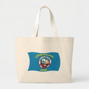 Coeur d'Alene Flag Tote Bag
