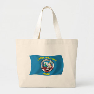 Coeur d'Alene Flag Tote Bag