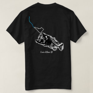 COEUR D'ALENE - ONE BAD BASS - STRIKING IDAHO T-Shirt