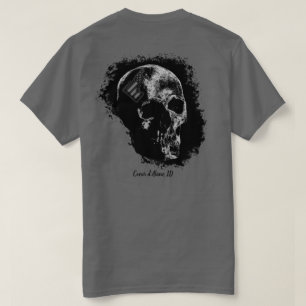 COEUR D'ALENE - PATRIOT - SKULL OF IDAHO T-Shirt