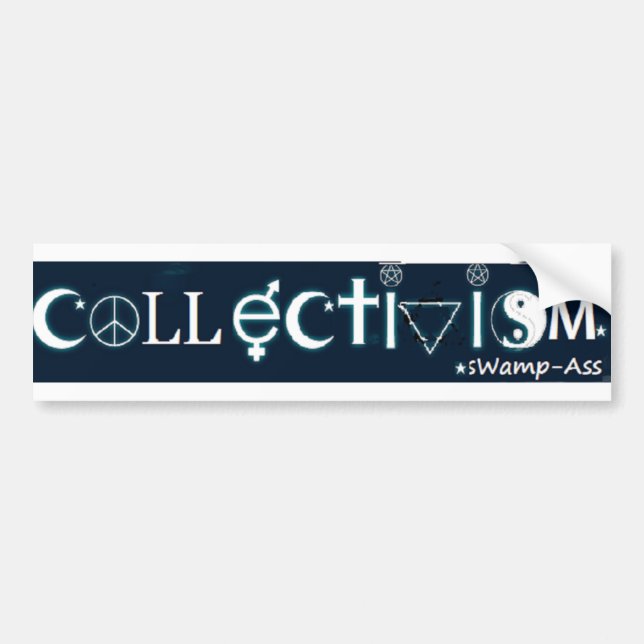 Coexist Collectivism Bumper Sticker (Front)