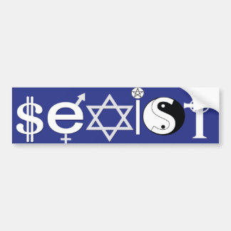 Coexist Parody - "Sexist" Bumper Sticker