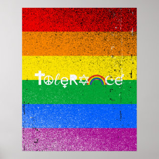 COEXIST WITH TOLERANCE POSTER