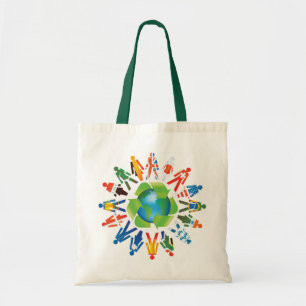 Coexist & World Peace Go Green Tote Bag