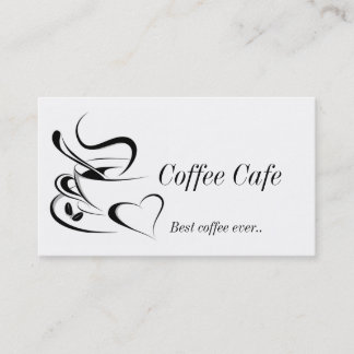 Cofee business card