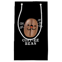 Coff-ee Funny Coughing Coffee Bean Pun Dark BG
