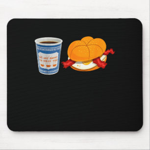 Coffe And Hamburger Bacon Egg Ny Retro Vintage Gra Mouse Mat