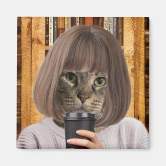 Coffe Cat Cutie Magnet